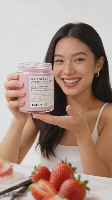 🍬Crema Truly Soft Serve Fresa🧴🍓🍬