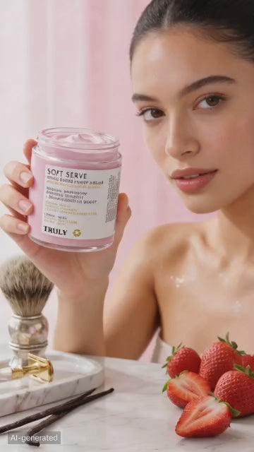 🍬Crema Truly Soft Serve Fresa🧴🍓🍬