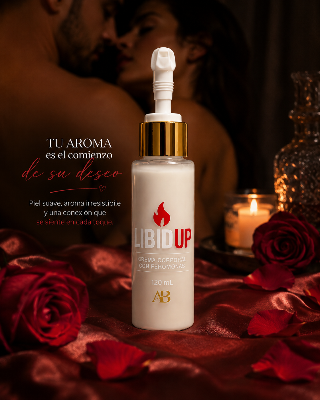 🔥LIBIDUP CREMA CORPORAL CON FEROMONAS ❤️🔥 (Mujer)