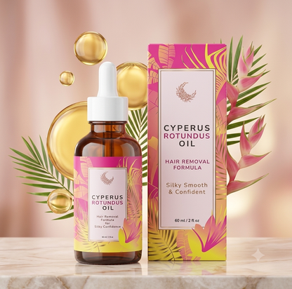 🌸 CYPERUS ROTUNDUS OIL – Hair Removal Formula 🌸